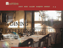 Tablet Screenshot of cafesantorini.com